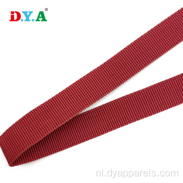 Patroon met 25 mm paars rood PP polypropyleenwebbing